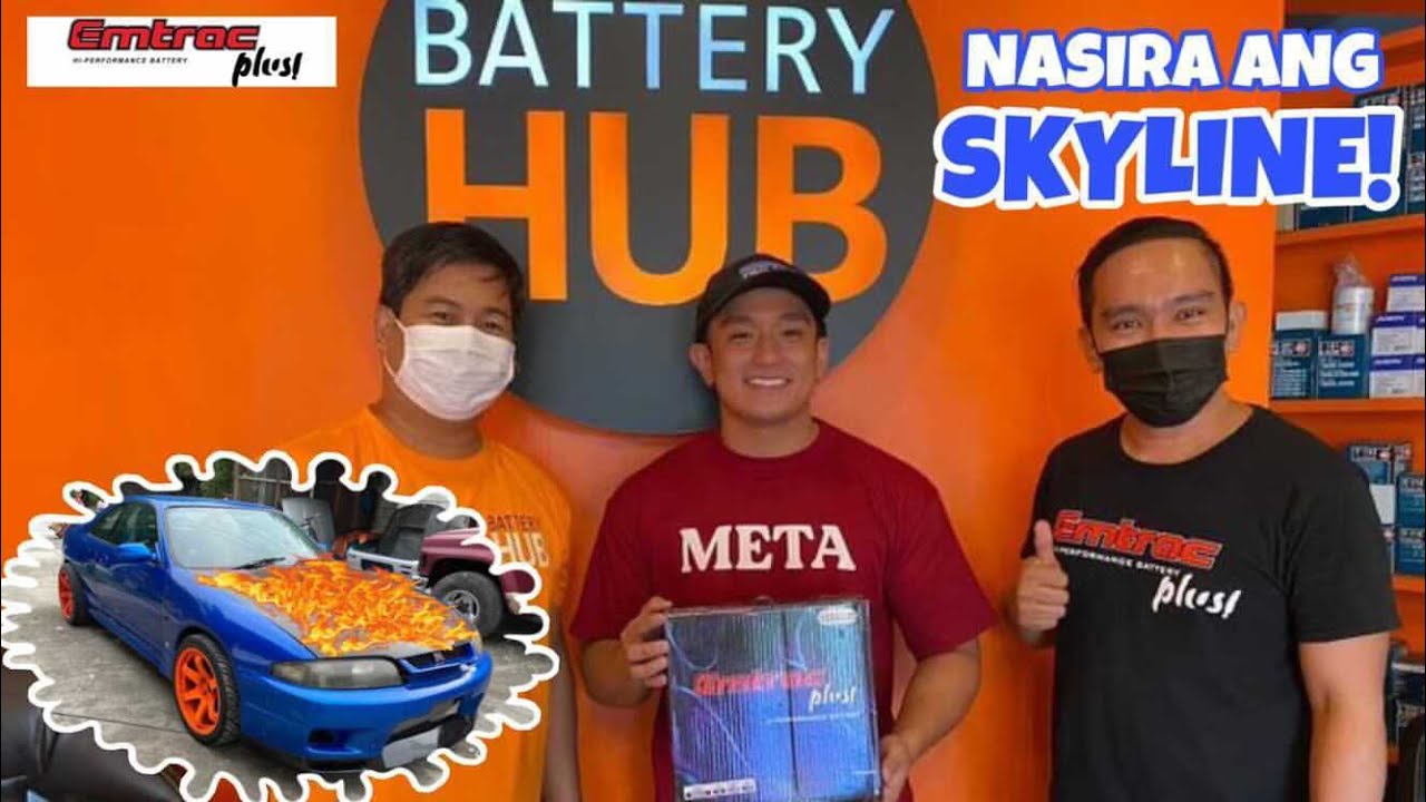 SIRA ANG NISSAN SKYLINE R33 (MUNTIK AKO NAKAGAT SA AHAS) EMTRAC BATTERY