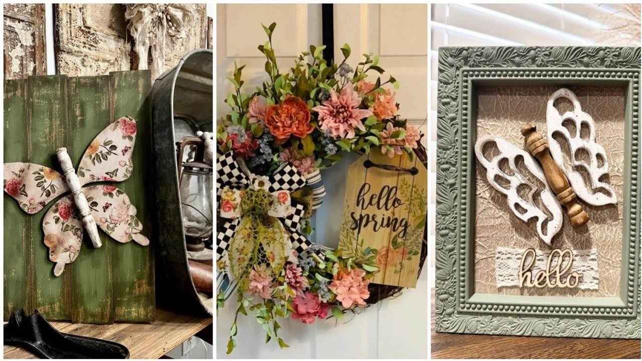 Thrifty eco friendly Decor: Recycled Upcycled 20+ Vintage Decor Shabby Chic 