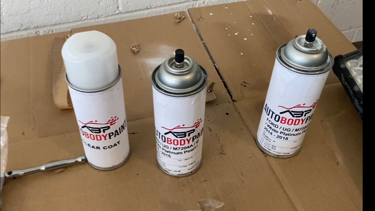 Using Paint Matched Aerosol Spray Cans - Tri-coat Paint Job