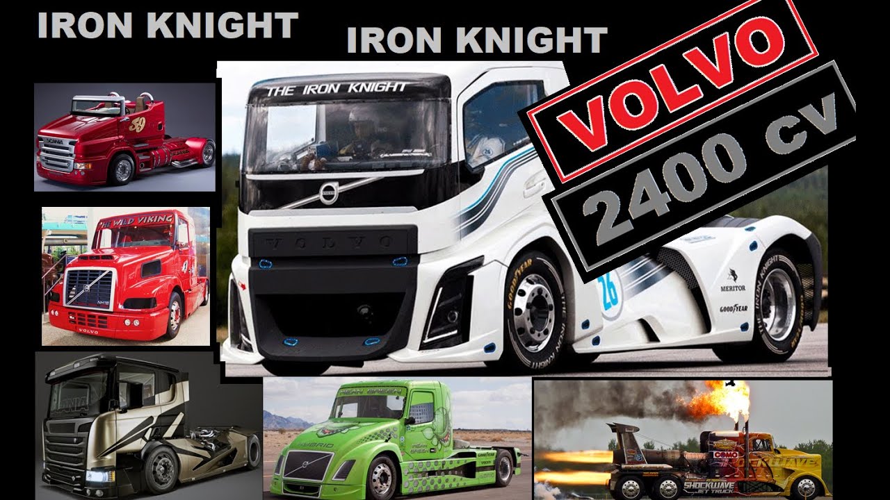 Volvo The Iron Knight e outros caminhões mais rápidos do mundo