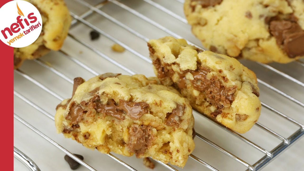 BÖYLESİNİ HİÇ YEMEDİNİZ! 🍫🍪 Akışkan Çikolatasıyla Efsane Levain Kurabiye