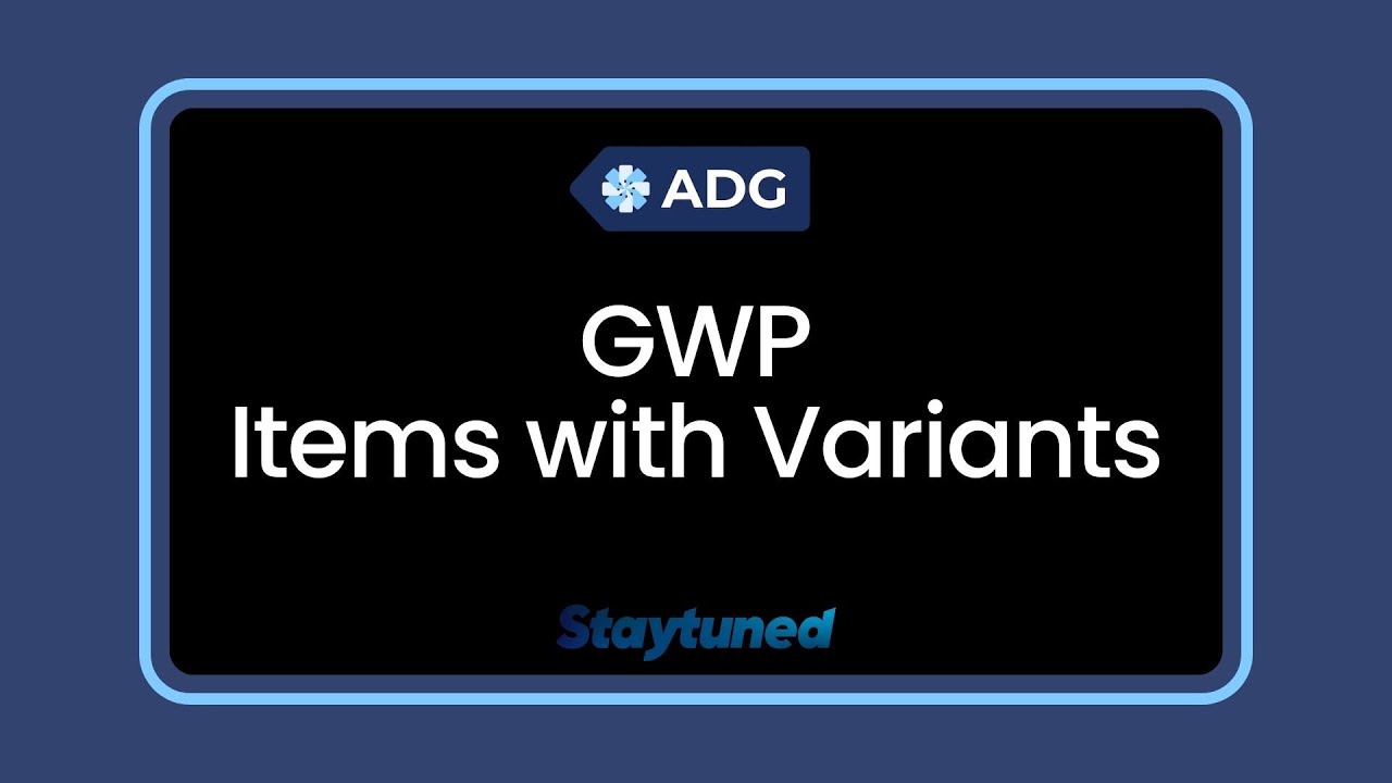Gift with Purchase - Item with Variants
