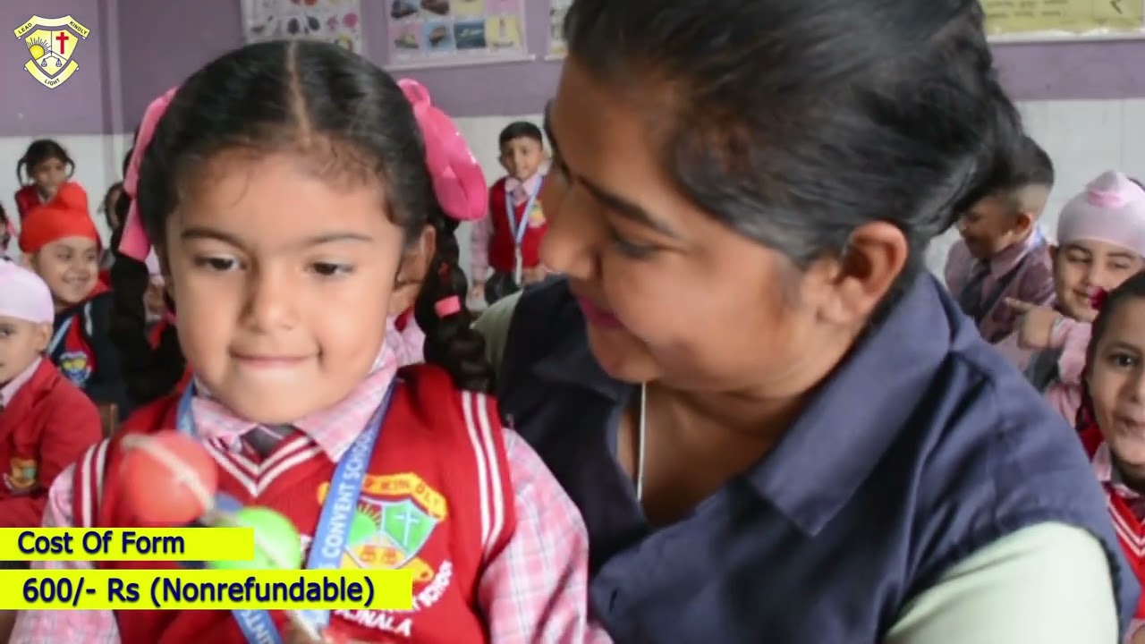 REGISTRATION OPEN FOR NURSERY CLASS FOR ACADEMIC YEAR 2024-25 IN ALL SAINTS CONVENT SCHOOL AJNALA