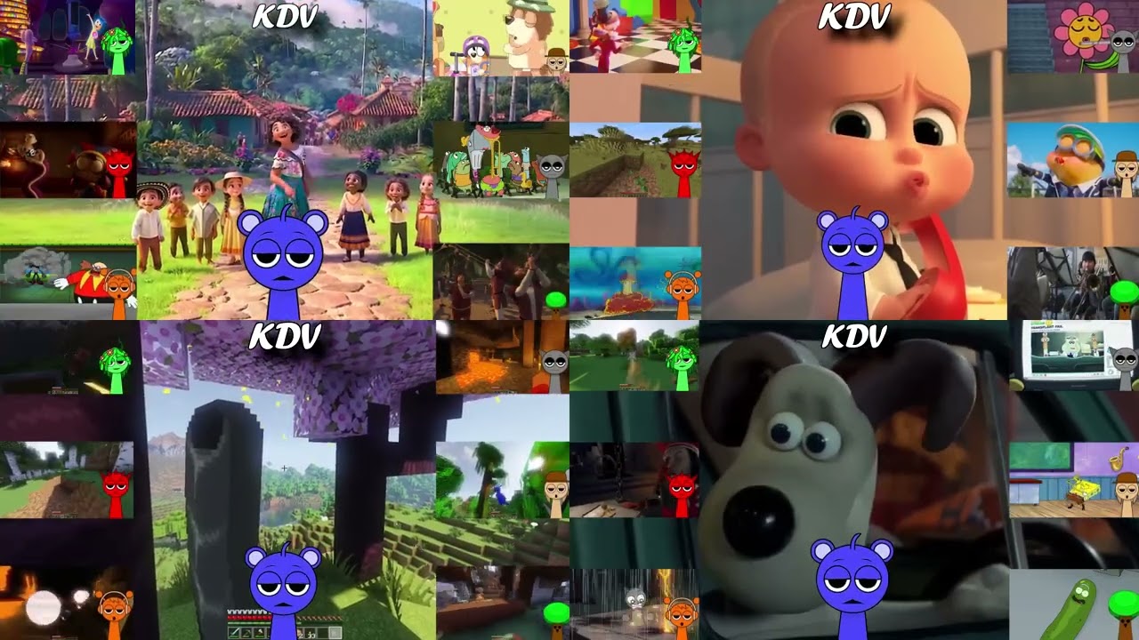 KDV's Sprunki Song Quadparison