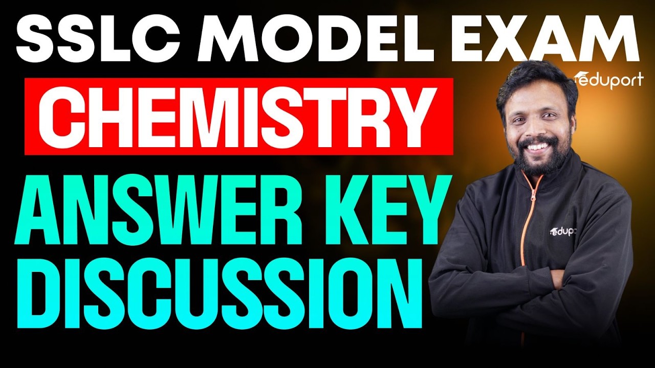 SSLC Chemistry Model Exam 2026- Answer Key Discussion | Eduport