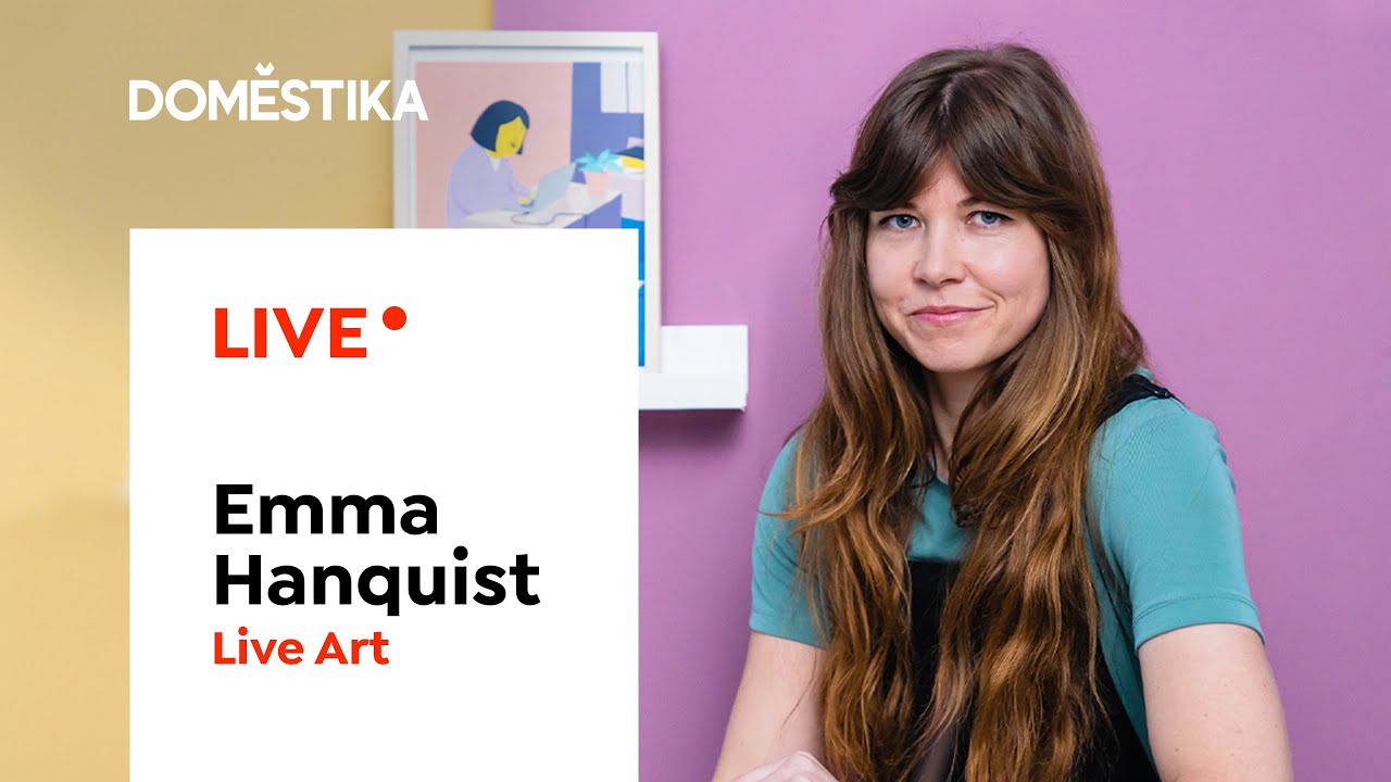 LIVE Art | How to create an editorial illustration | Emma Hanquist