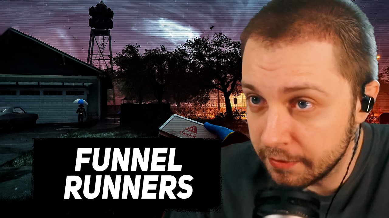 СТИНТ, ДРЕЙК И КЕЛЬ ПЫТАЮТСЯ СБЕЖАТЬ ОТ ГИГАНТСКОГО ТОРНАДО \ Funnel Runners