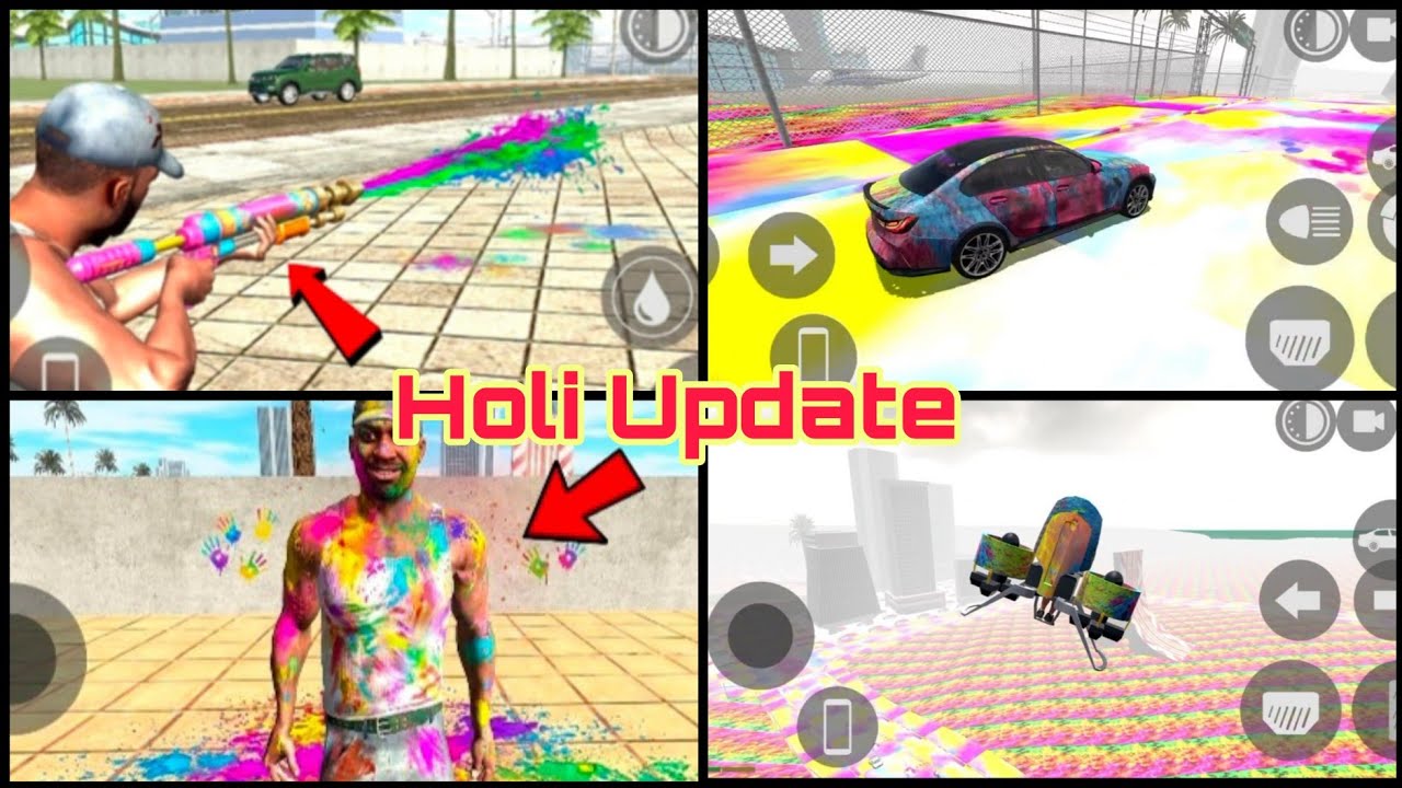 New Holi Update Indian bike driving 3D 2026 spacal holi mode Indian bike driving 3D 2026,