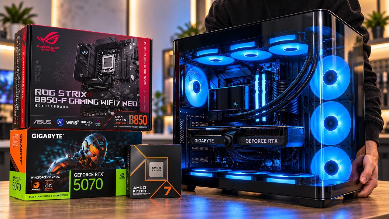 I Built a Gaming PC Without Music or Talking