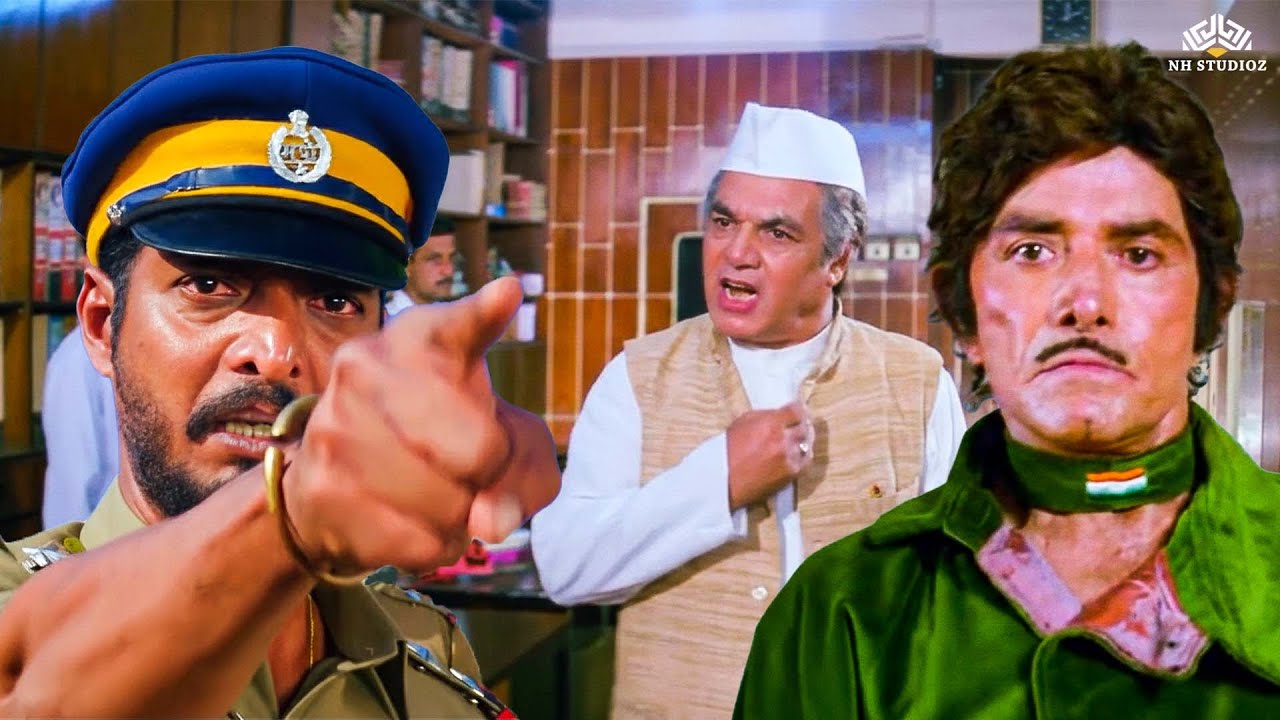 तुम जैसा नेता भी देश के दुश्मनों को हमसे नहीं बचा पाएगा | Tirangaa | Raaj Kumar, Nana Patekar