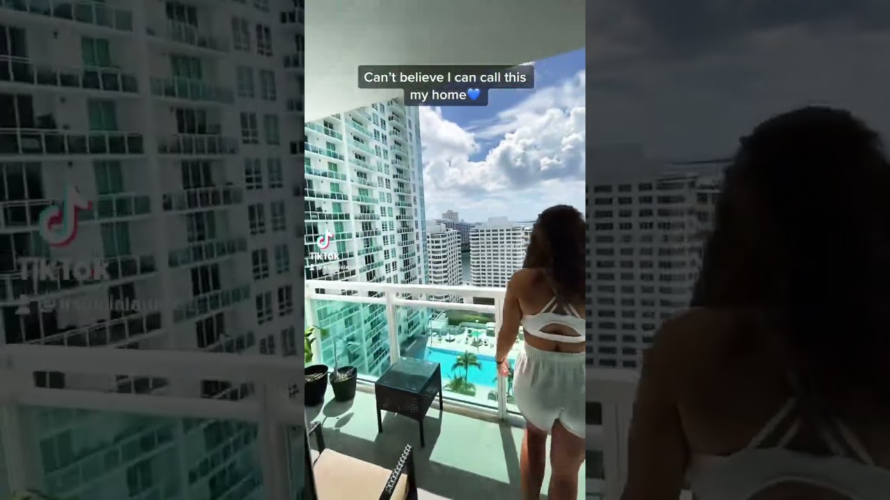 My new home in MIAMI BRICKELL 💙 // #miamirealestate #miamivlog #miamilife #newhome #apartment