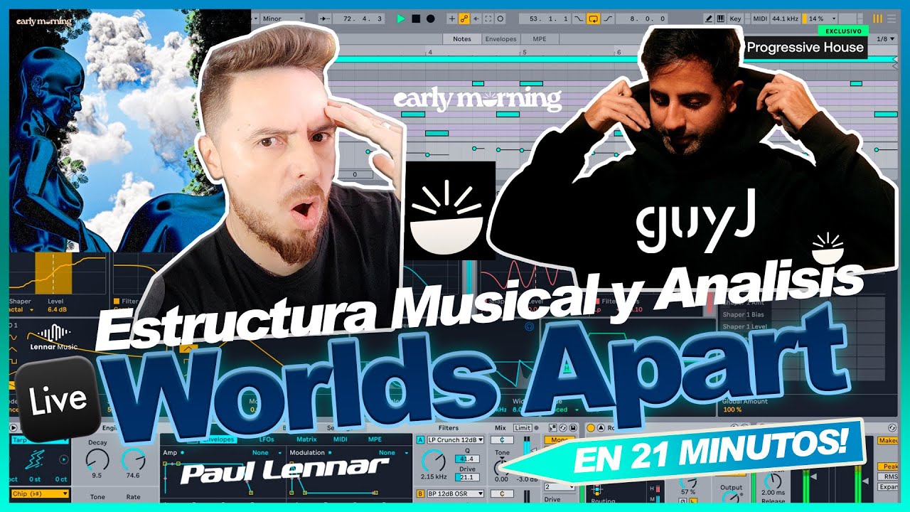 Guy J  ¨Worlds Apart¨ Estructura Musical y Análisis📊👽🇮🇱Ableton Live 12 🎛️🎚️ #guyj