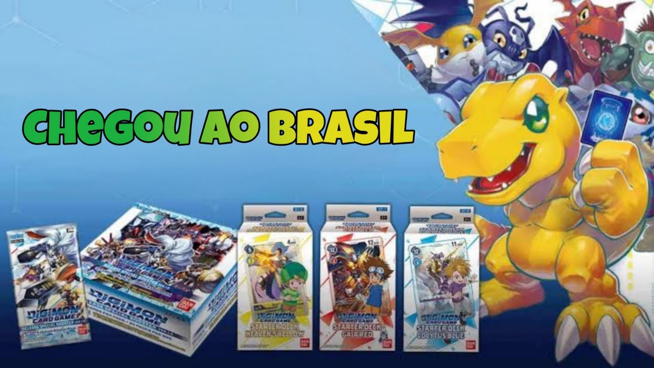 DIGIMON CARD GAME CHEGOU OFICIALMENTE AO BRASIL