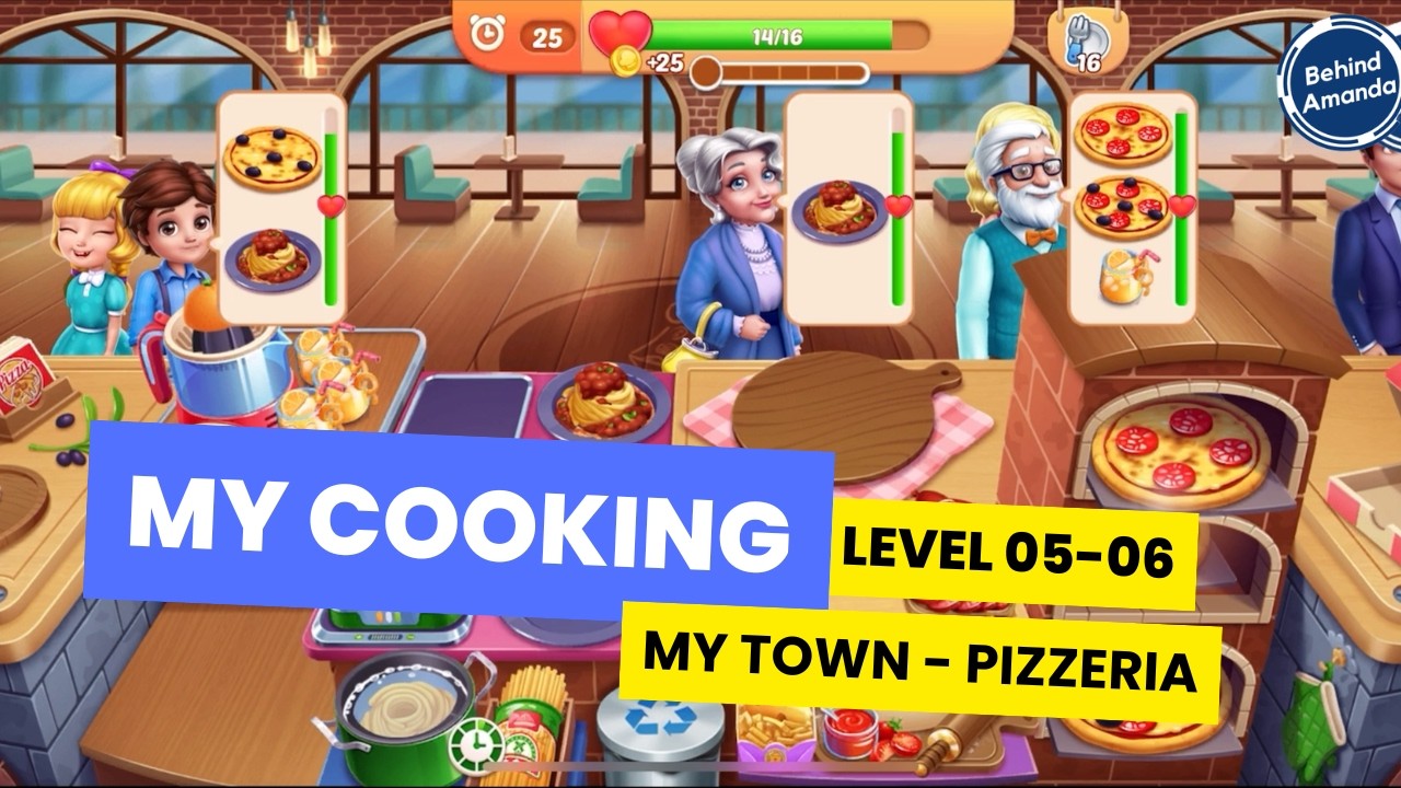 MY COOKING | MY TOWN - PIZZERIA LEVEL 05-06 WALKTHROUGH INDONESIA