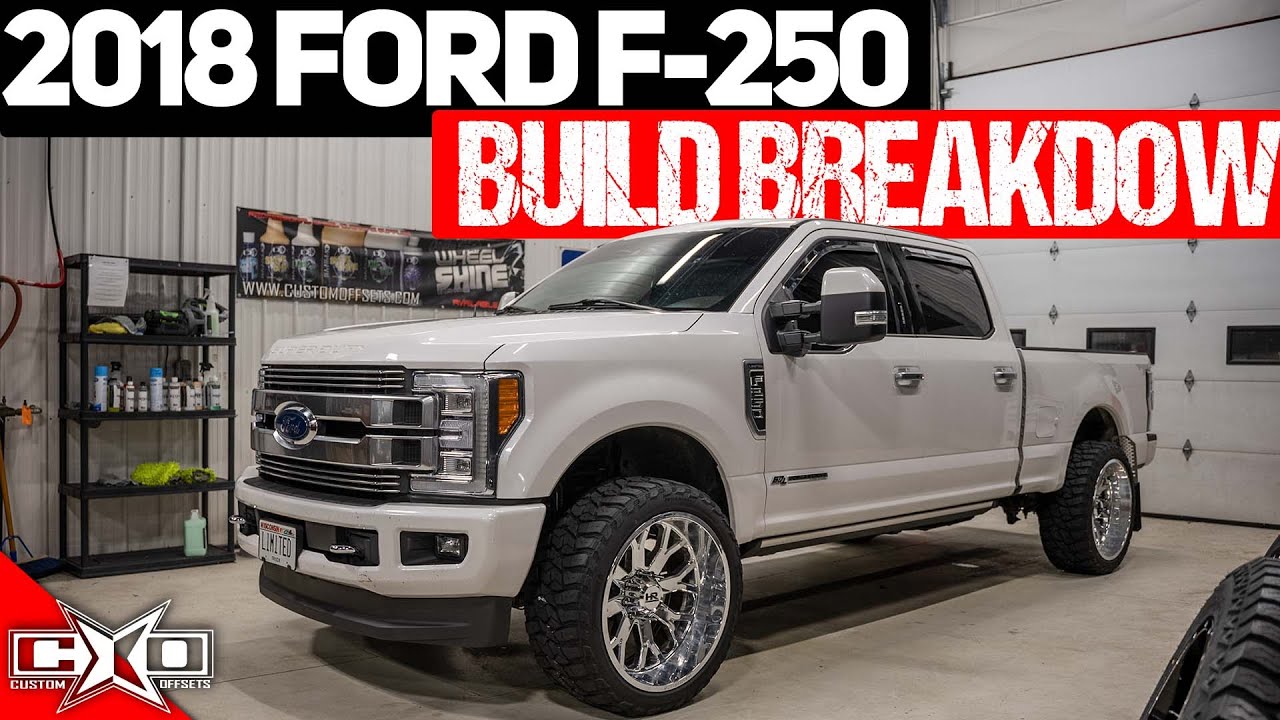 2018 Ford F250 Super Duty: выравнивание задним ходом, диски Hardrock 24x12 и 35-дюймовые диски