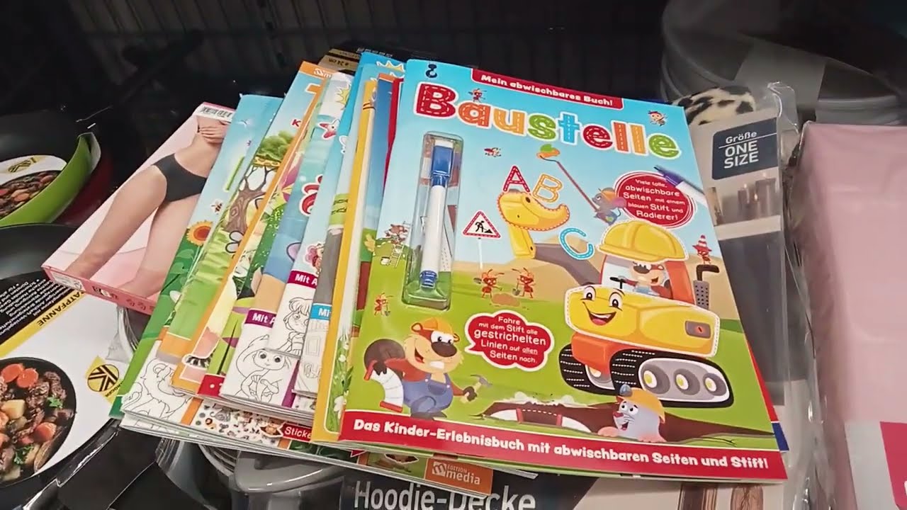 Stickermalbücher in Hülle und Fülle