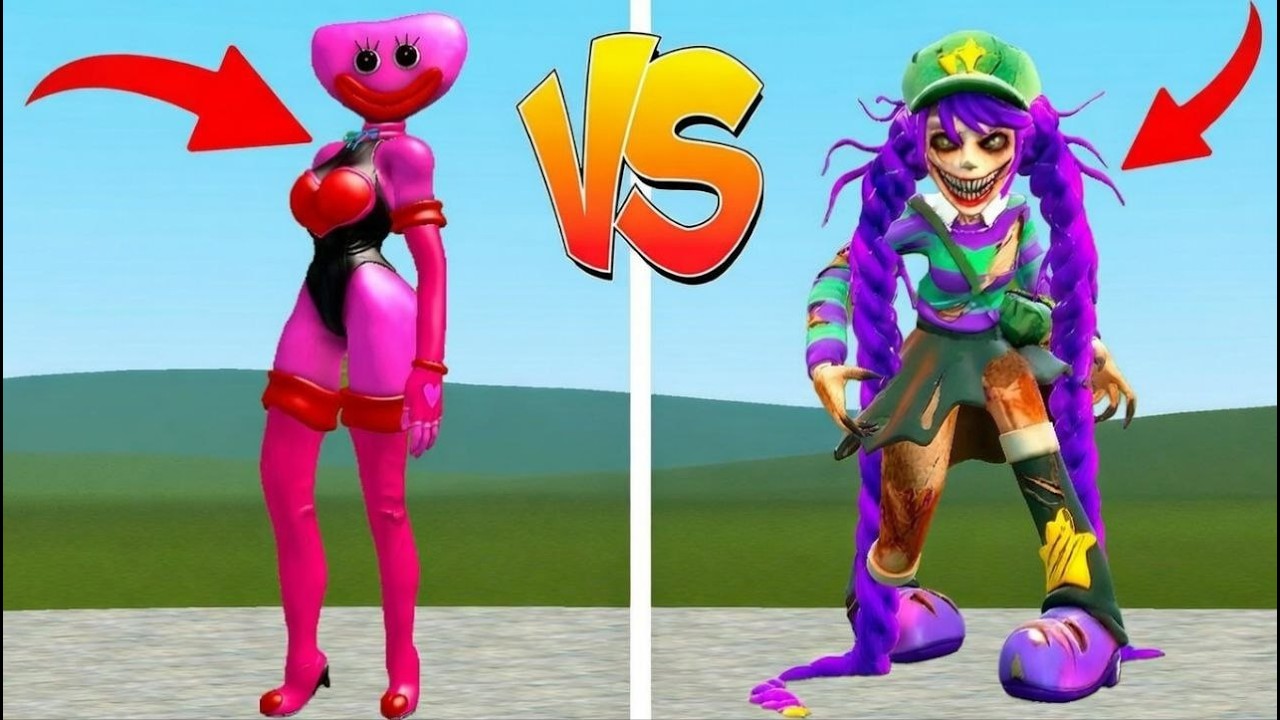 KISSY MISSY vs CURSED MISS PURPLE! 💜⚔️ Who is Stronger? (Gmod Battle)