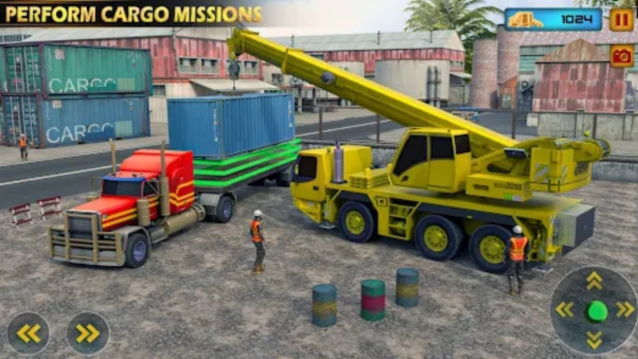 Huge Crazy Crane Simulator | Extreme Crane Driving Gameplay