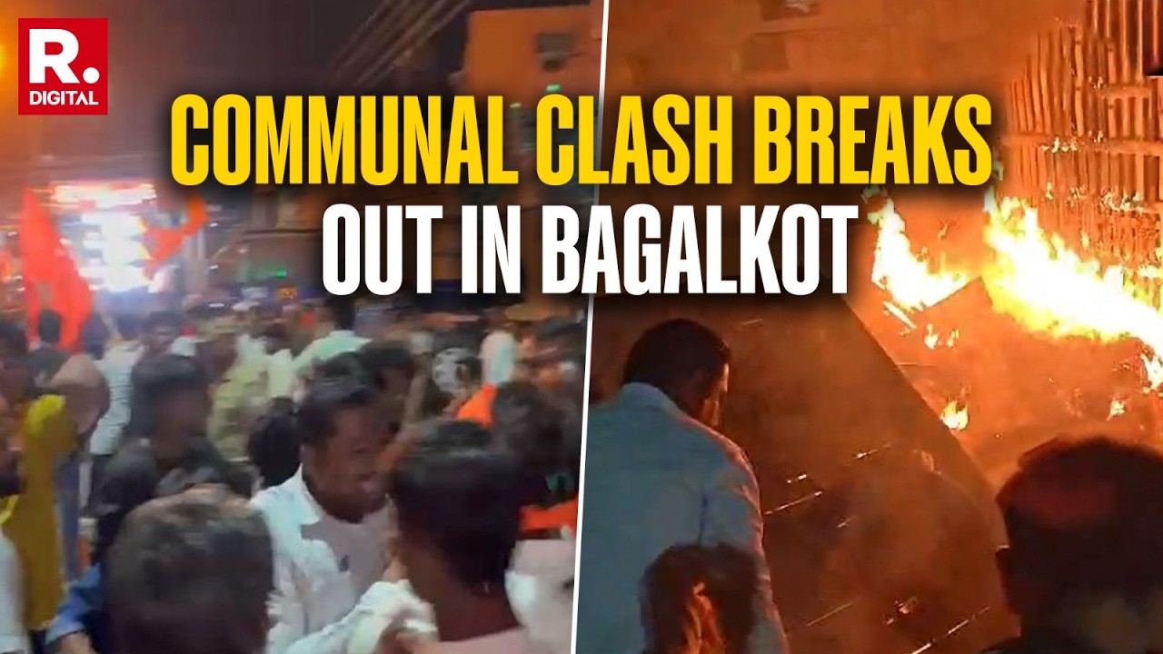 Karnataka: Hindu Organisation Claims Stone Thrown At Them From Mosque During Shiv Jayanti Procession