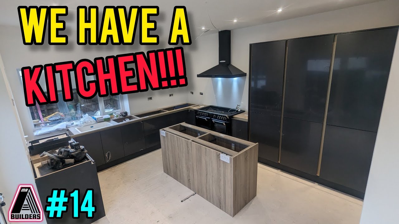 True Handleless Kitchen - fitting our first one. Hints and tips. Builder Destroys His Own Home #14