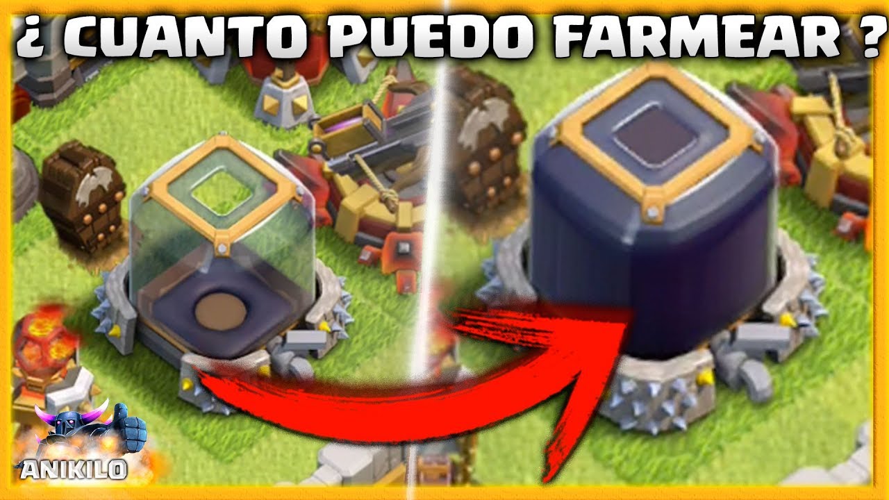 ¿ CUANTO ELEXIR OSCURO FARMEO EN LEYENDA EN UN CICLO (4 HORAS) ? - #REY50 - CLASH OF CLANS