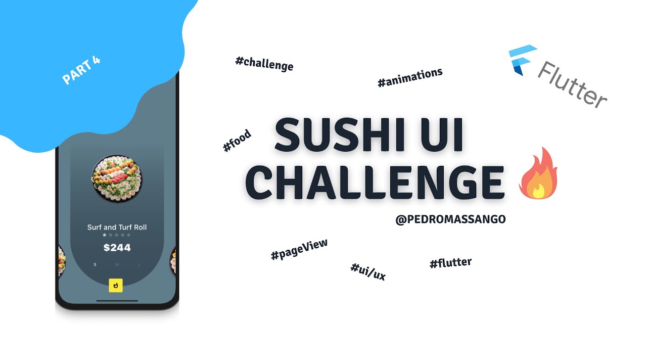 Sushi Order App | Flutter Challenge - #4