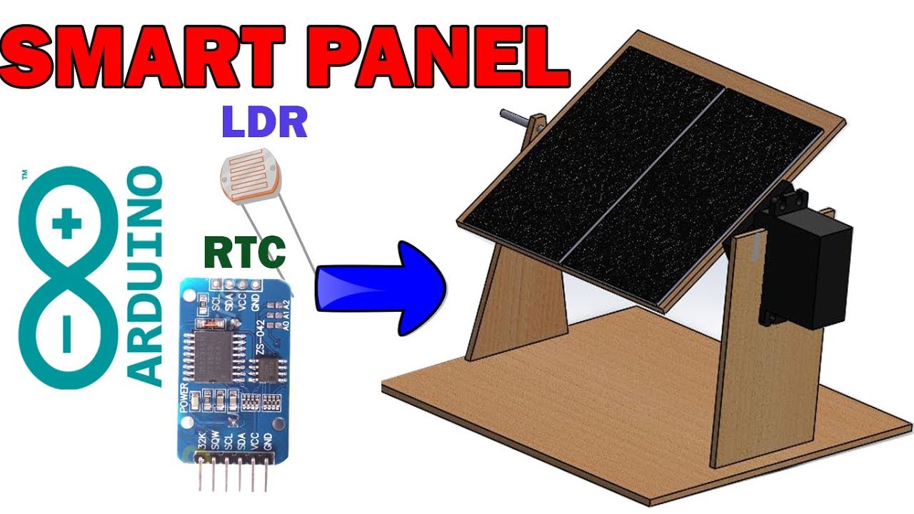 COMO HACER UN PANEL SEGUIDOR DE LUZ SOLAR CON TIEMPO || COMPLETO; BIEN EXPLICADO!!