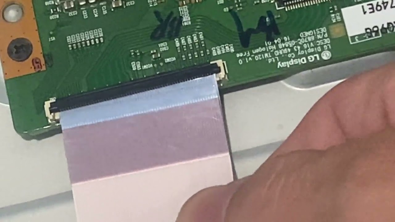 Hướng dẫn sửa tivi LG 49UH610t nhảy giựt hình từ A-Z