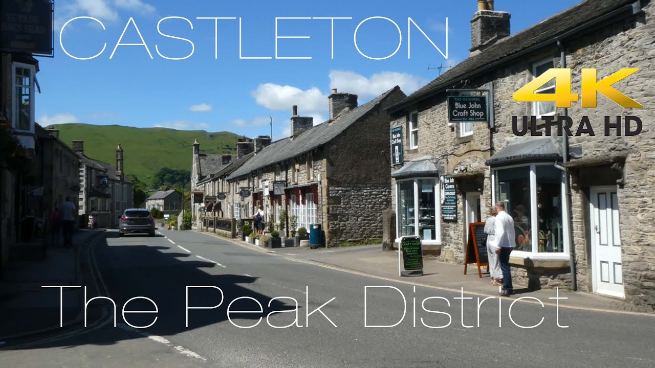 Castleton in The Peak District, Derbyshire  4K