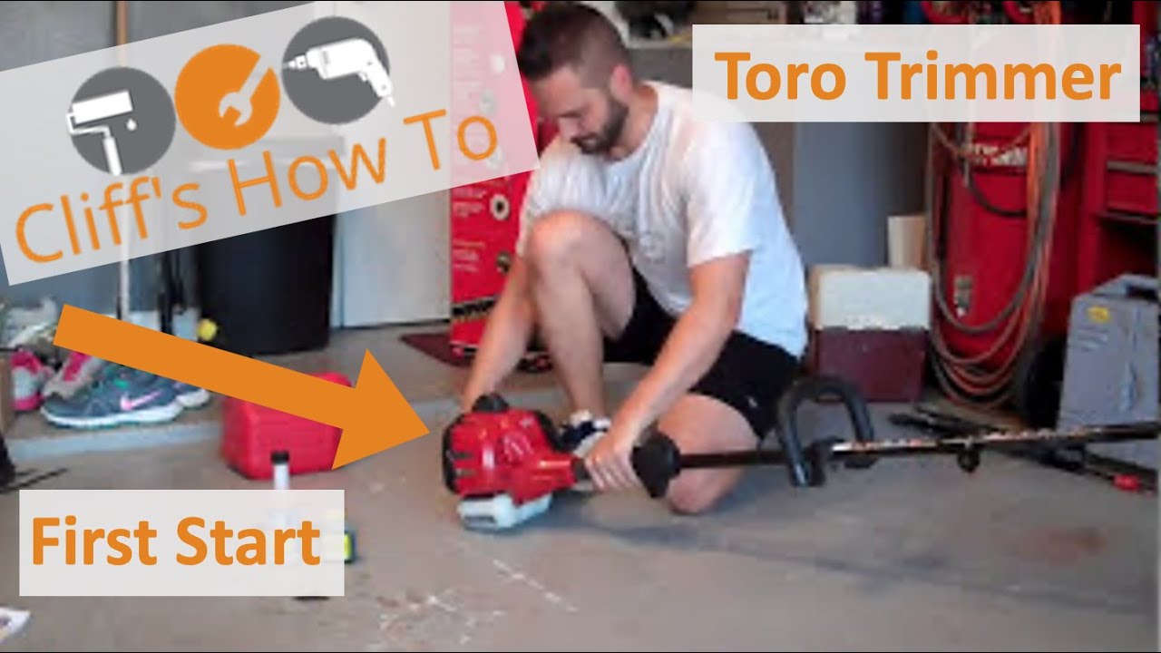 Toro Trimmer First Start Ever!