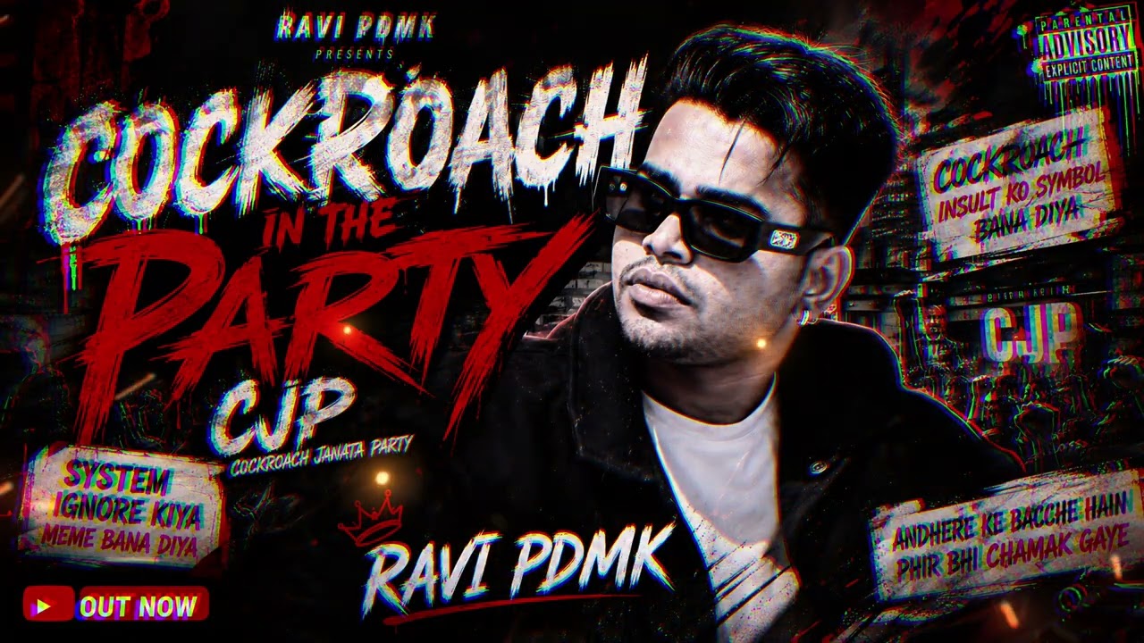 Cockroach Janata Party ( Official Song ) Rap Song // CJP Rap song - Ravi Pdmk  Rap Music 