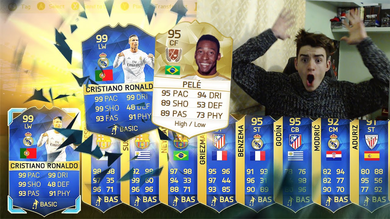 [EPICO] I MIGLIORI PACK OPENING DEL MONDO!!! TOP 5 BEST PACK OPENING IN THE WORLD! FIFA 16 #57