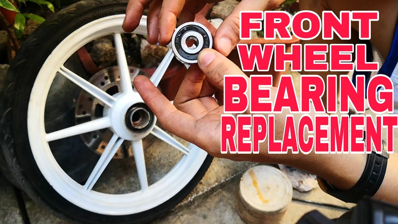 FRONT WHEEL BEARING REPLACEMENT TUTORIAL (YAMAHA MIO SPORTY)