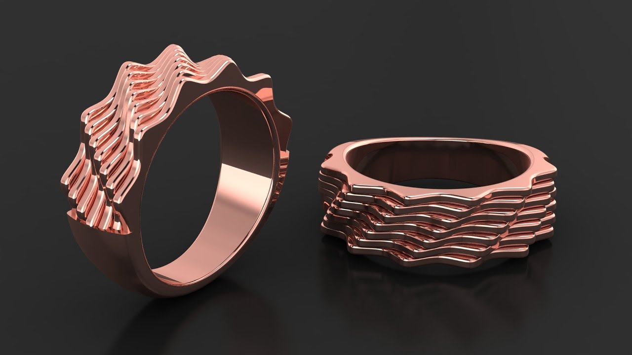 ||Making of Engagement Ring  in Matrix 9 ||Cad Design ||Matrix ||Wavy ring ||3D Modeling ||Rhino