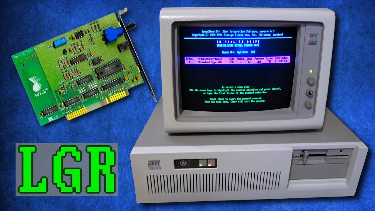 IBM PC AT: 1988 Необычное улучшение! 640 килобайт памяти, зуковая карта от Adlib erc