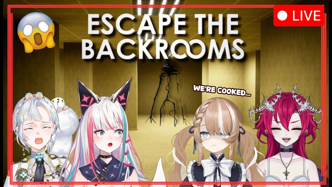 【Escape the Backrooms】I don't know, we might be cooked gang