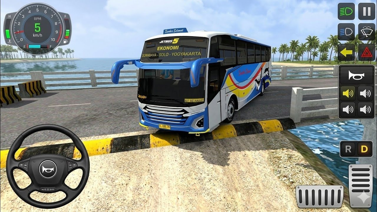 JETBUS 5 City Road & Speed Breakers 😱 | Bus Simulator Indonesia Gameplay | Bus Game 