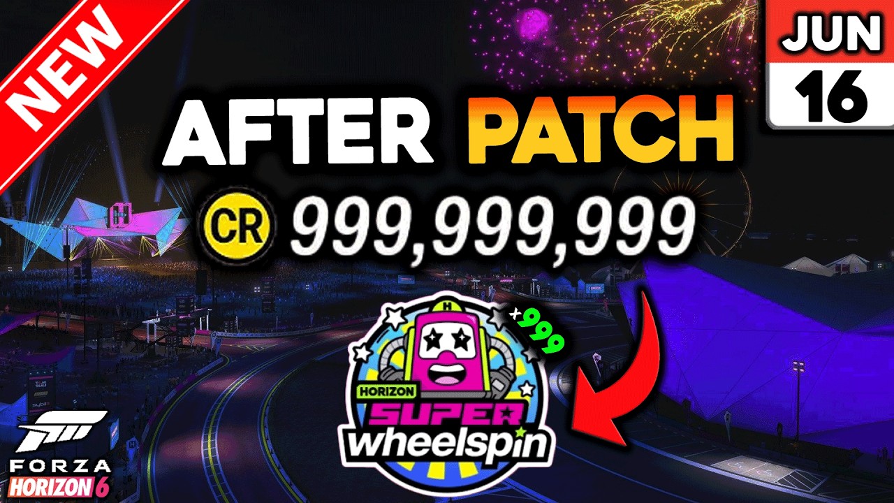 ✅NEW Forza Horizon 6 MONEY FARM (JUNE 16 PATCH) - AFK Wheelspin Glitch (Still Working)✅