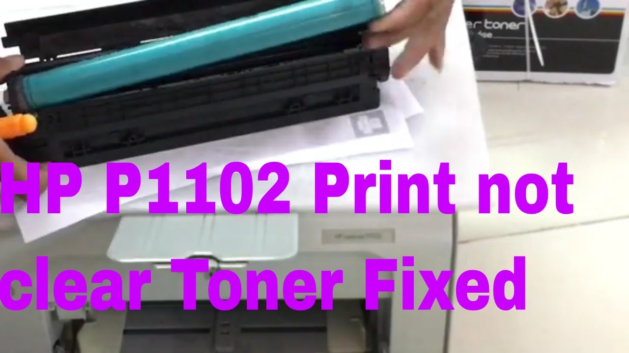 HP LaserJet P1102 print quality not clear fixed part 01