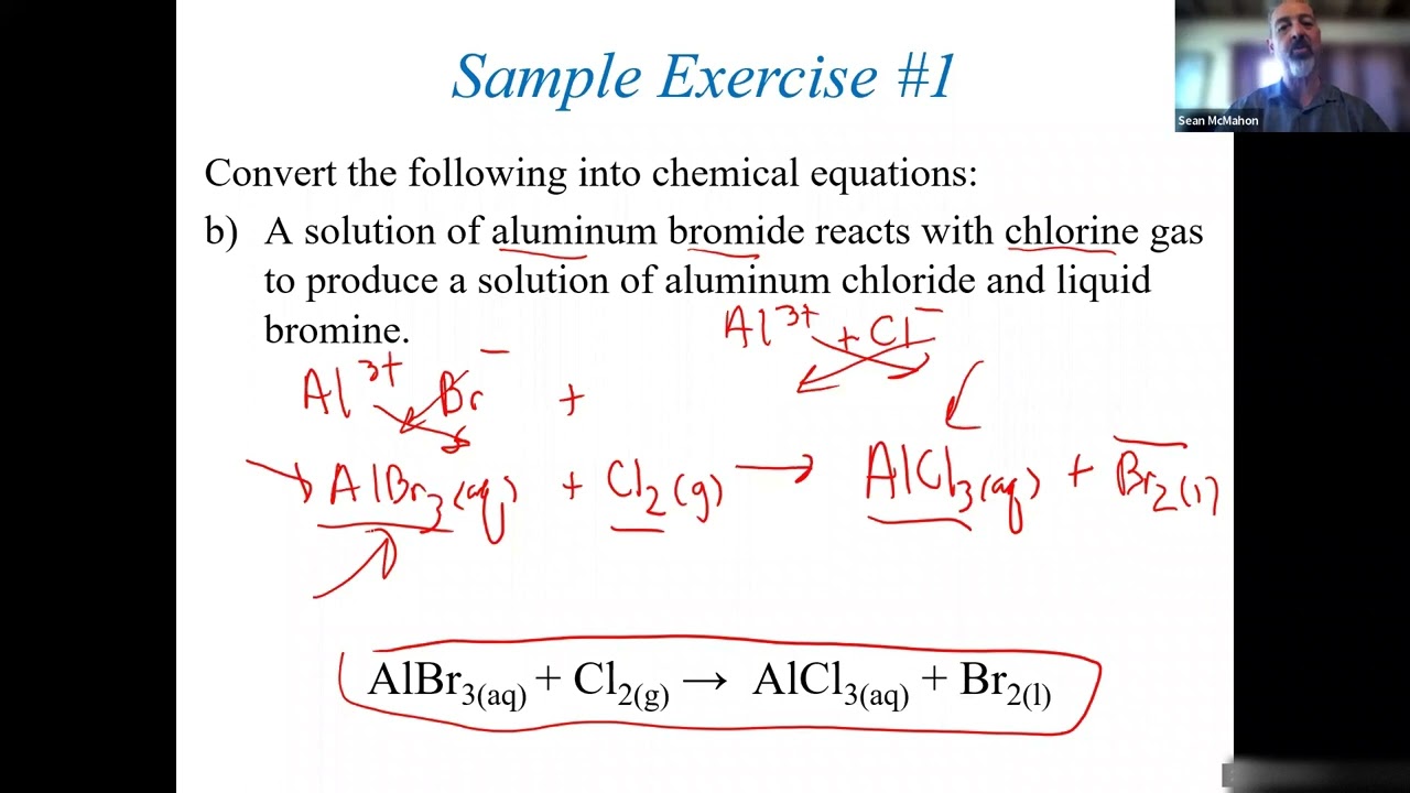 Chapter 7: Lecture 1 - Basic Reactions and Balancing Equations