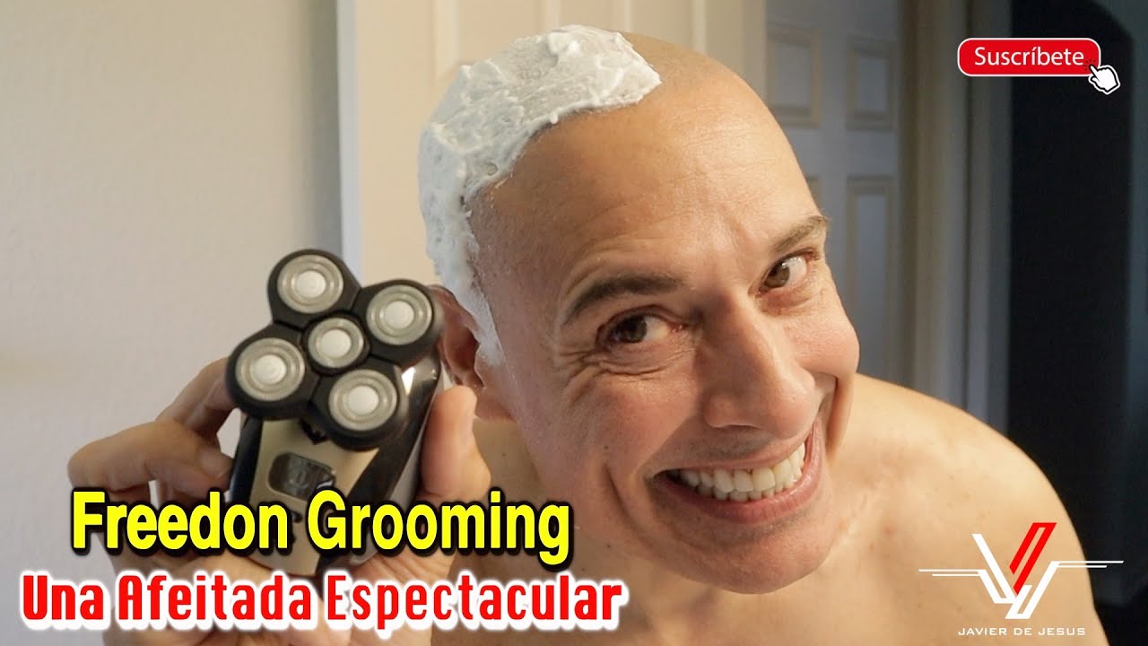 Afeitándome La Cabeza con la Freeedom Grooming