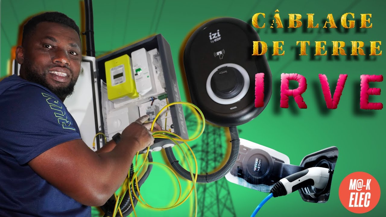Raccordement A La Terre Borne De Recharge 🚗🚗⚡⚡⚡