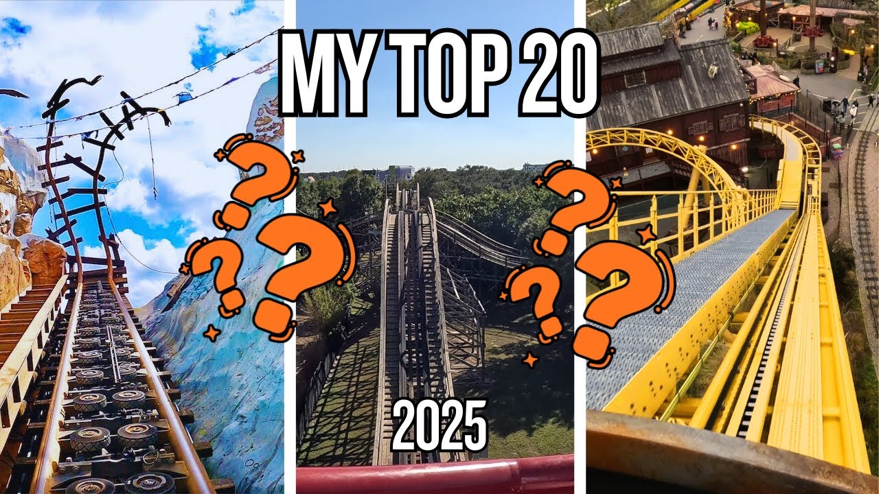 MY TOP 20 RIDES EVER! (2025)