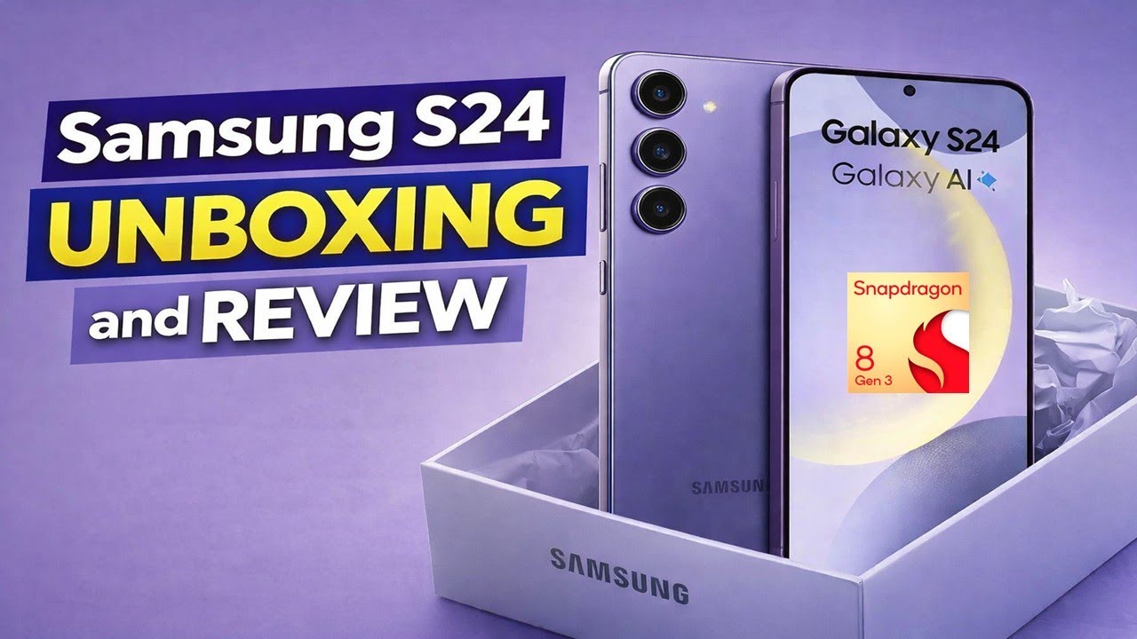 Samsung Galaxy S24 Unboxing & Gaming Test | is This the BEST  Phone of 2026? Only 39,999 ?🤯