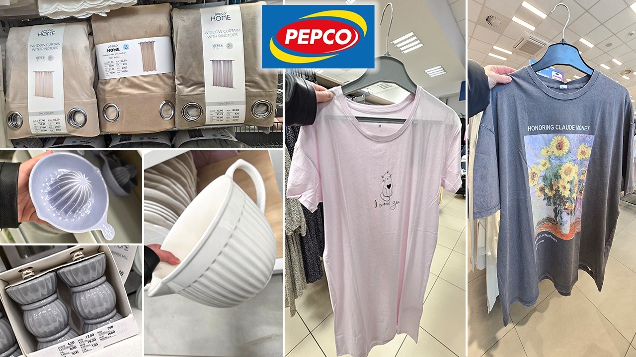 PEPCO TANIE NOWOŚCI DAMSKIE💖 PIŻAMY 20 ZŁ / CERAMICZNA MISA / ZASŁONY TANIO😱