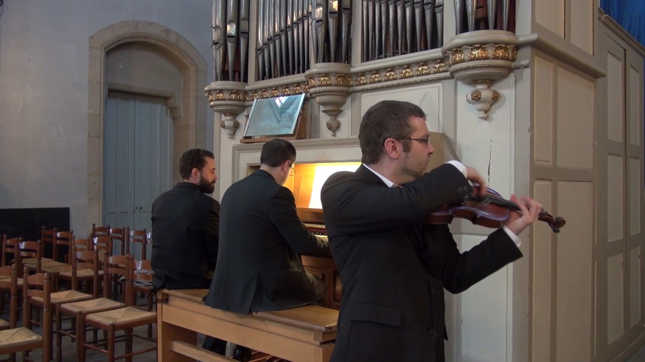 Jean-Charles Gandrille : Variations, pour violon et orgue