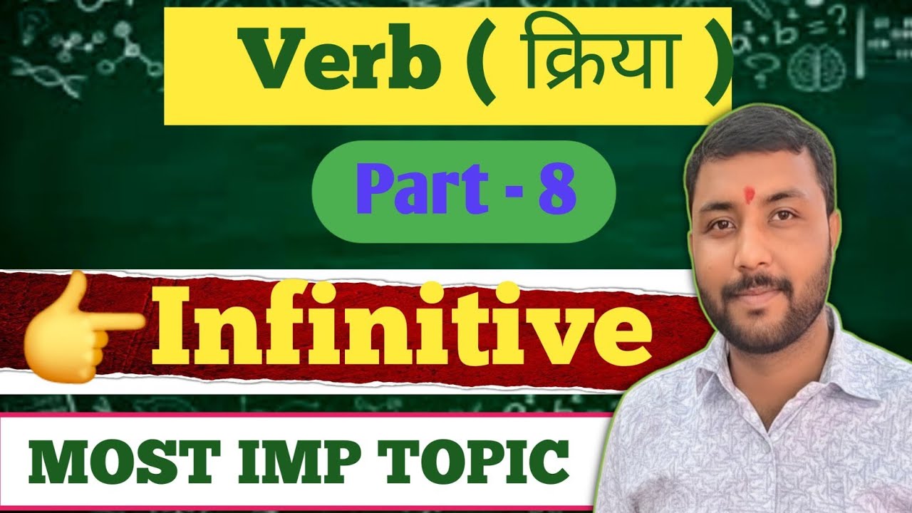 Infinitive/Non-finite Verb/Verb in English Grammar