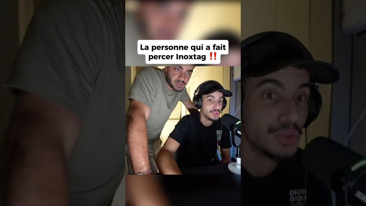 La personne qui a fait percer Inoxtag ‼️ #bichou #inoxtag