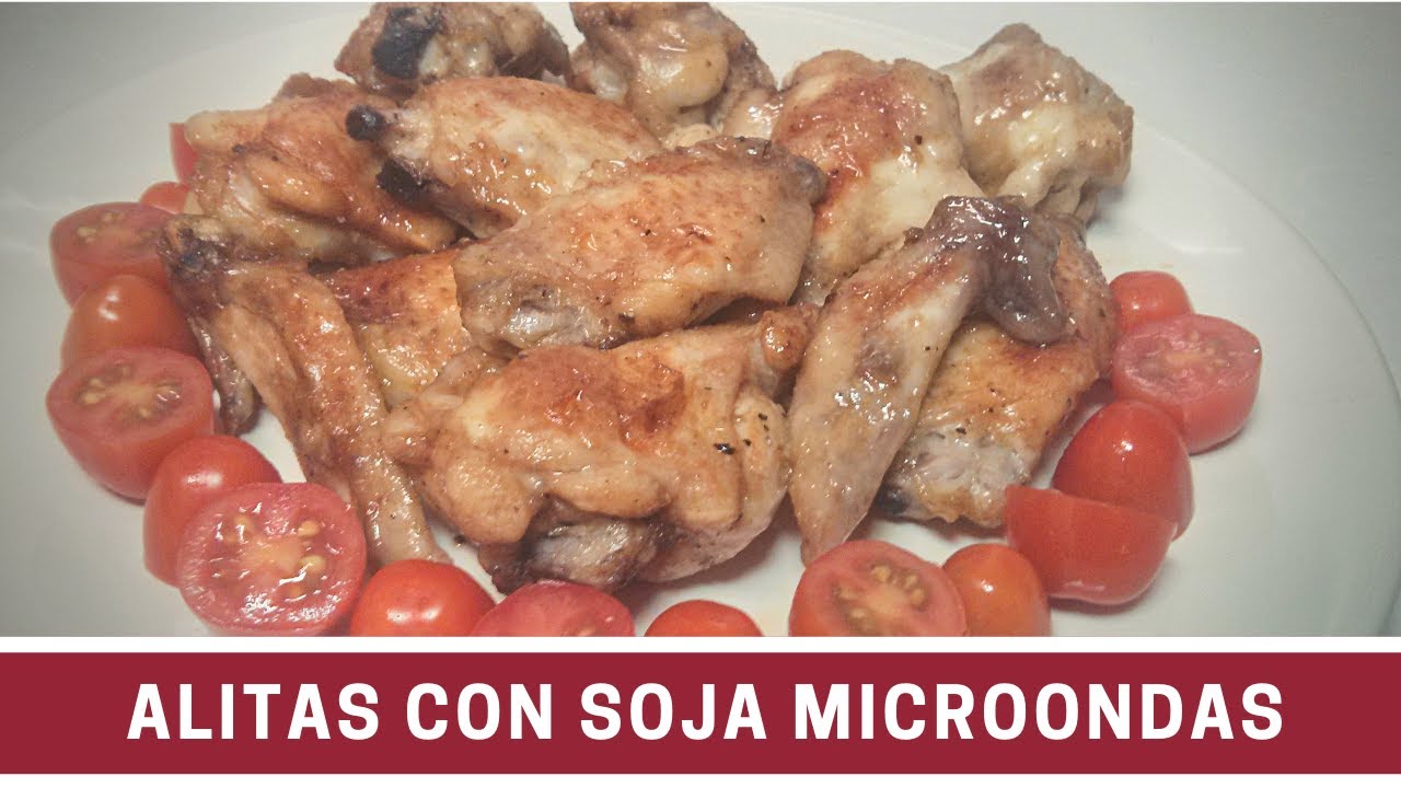 🍗 Como hacer ALITAS de POLLO en Salsa Soja al MICROONDAS #2