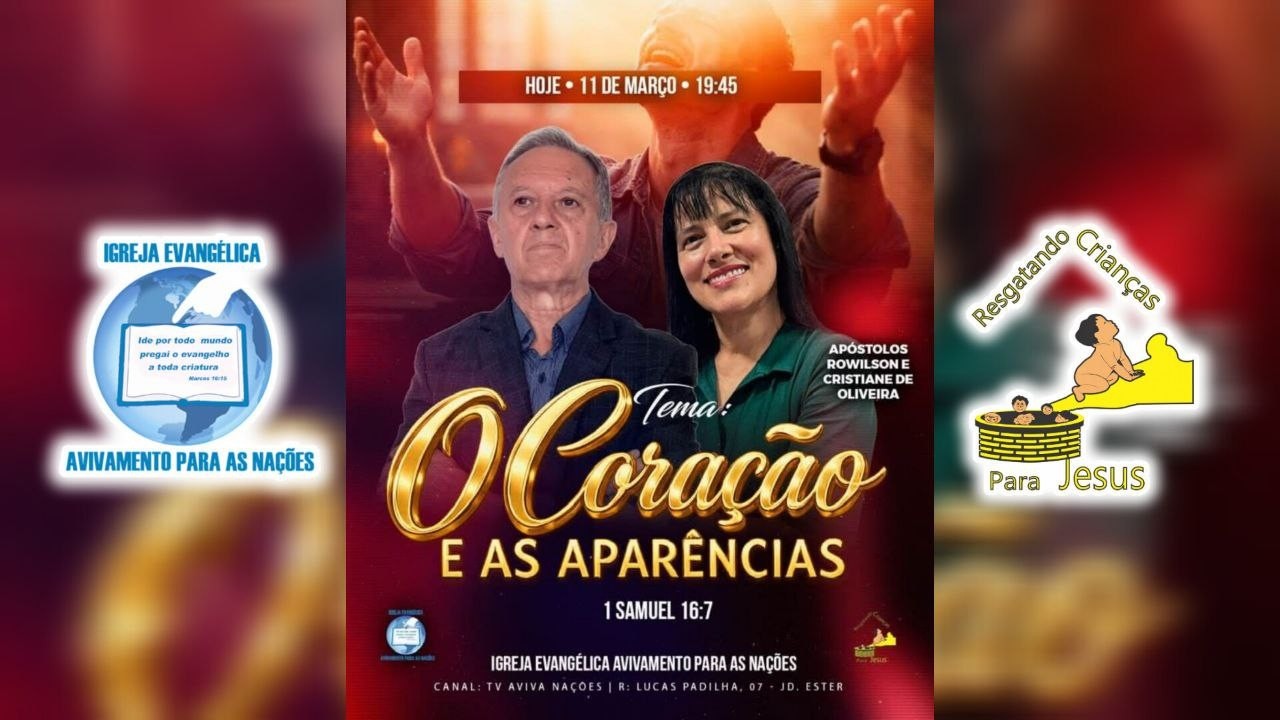 Culto ao Vivo - Treinamento para Embrionários - 11/03/2026